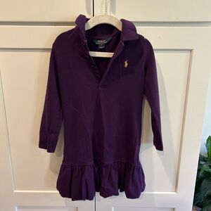 Ralph Lauren little girl long sleeves Polo Dress